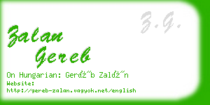 zalan gereb business card